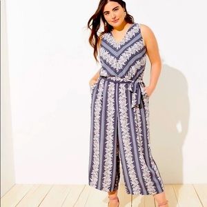 Floral Tie-Waist Jumpsuit